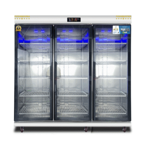 Tủ sấy bát cánh kính 1800L 2 lớp quạt gió