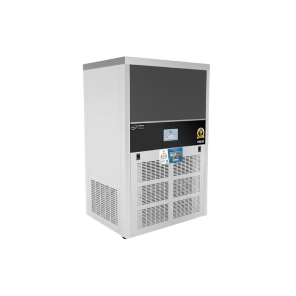 Máy làm đá viên 100kg Fushimavina inox 304 cho quán cà phê