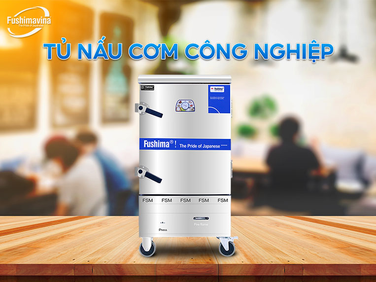 Tủ Nấu Cơm Bằng Gas 6 Khay