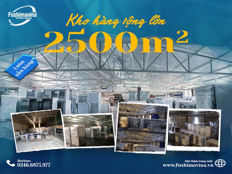 Kho Hàng Lớn Trên 2500M2, Hệ Thống Showroom, Đại Lý Phủ Rộng Khắp 3 Miền