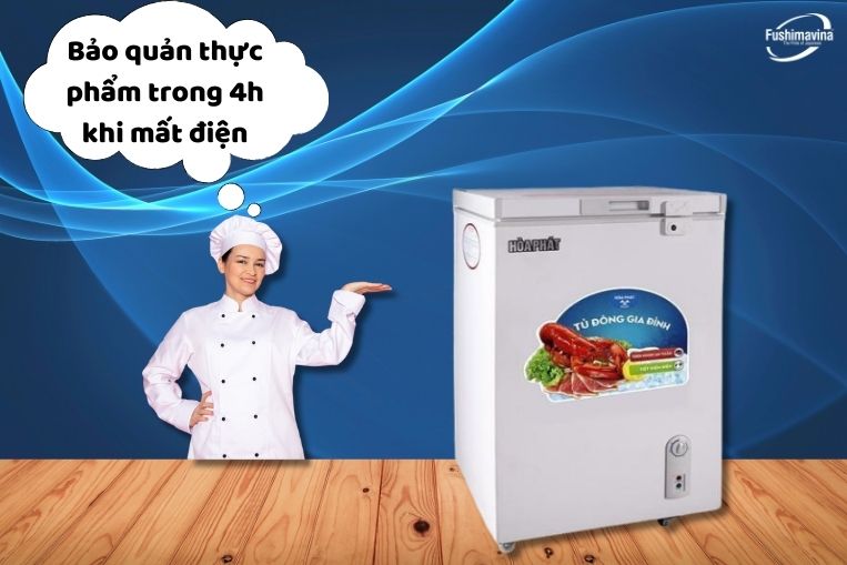 Tủ Đông Mini Hòa Phát Hcf 106S1N